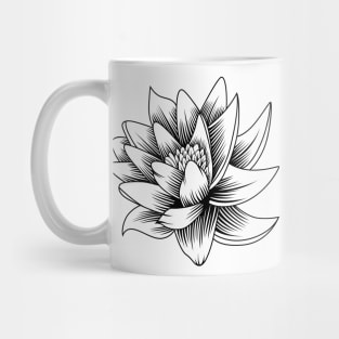 Lotus flower abstract Mug